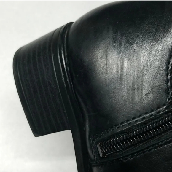 Franco Sarto Clarity Black/Brown Leather Tall Riding? Boots Size 6M - Picture 5 of 14